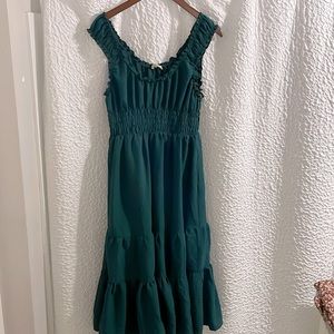 Medium Entro forest green dress
